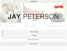 Tablet Screenshot of jaypeterson.com